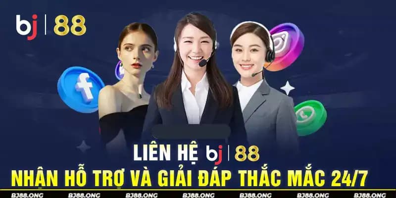 Thông tin liên hệ chung của nhà cái BJ88